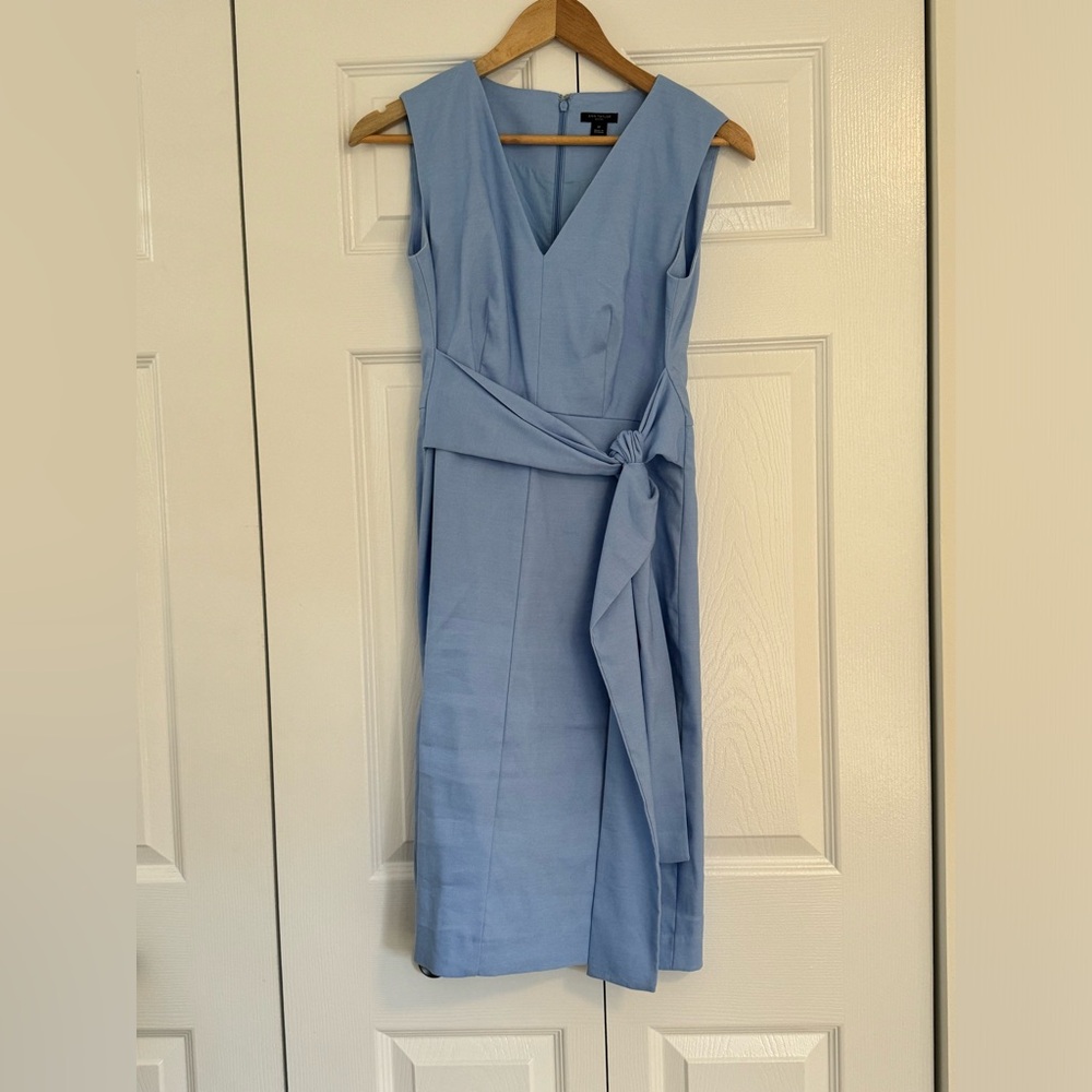 Ann Taylor Tie Waist Dress - 0P